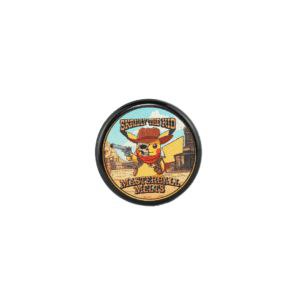 Government Oasis THCa Rosin in a glass jar with glossy, cold-cured texture