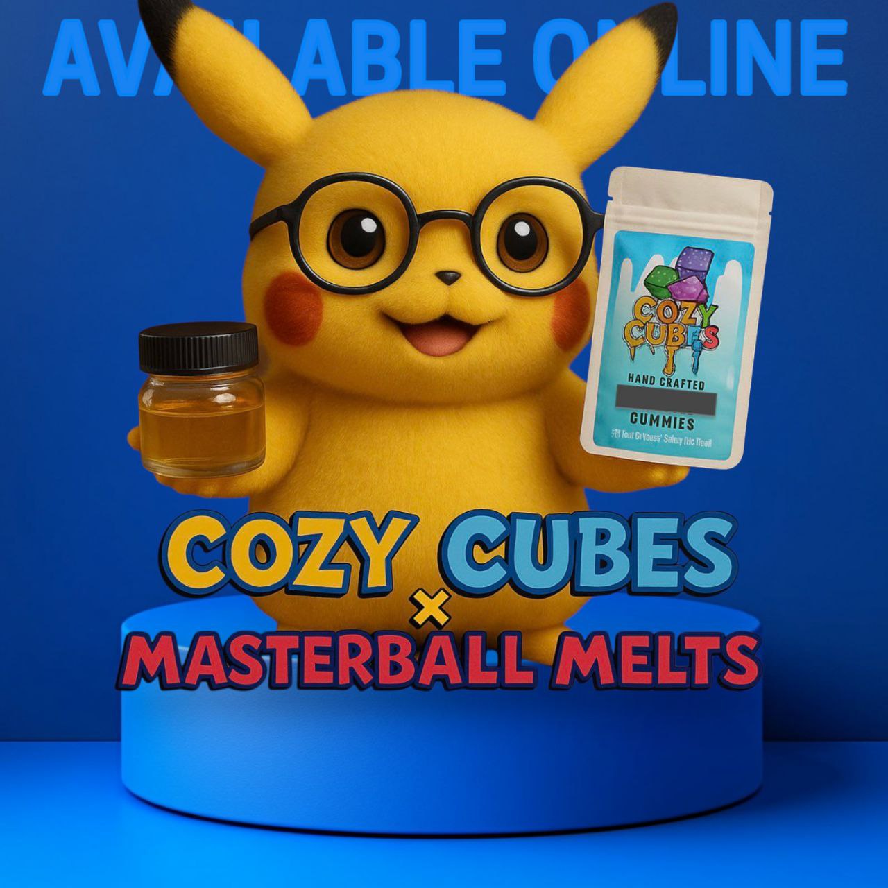 Artisan maple bacon THC gummies displayed with rustic packaging and golden syrup accent